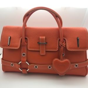 Luella Bartley Gisele Satchel Bag Orange
